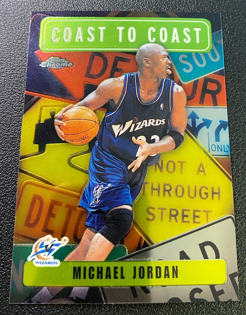 2002-03 Topps Chrome #CC8 Michael Jordan Coast to Coast Clean 📈