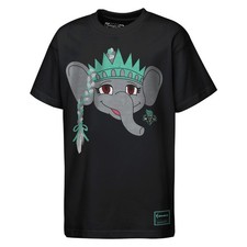 Youth Mitchell & Ness  Black New York Liberty Mascot Big Face Heavyweight