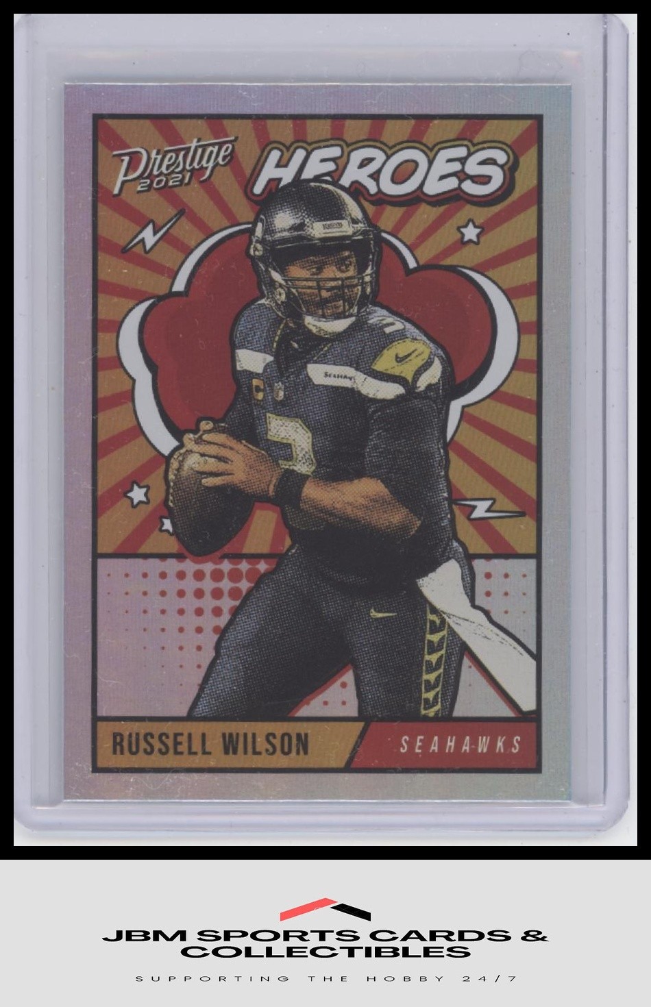 2021 Panini Prestige #HE-1 Russell Wilson Heroes