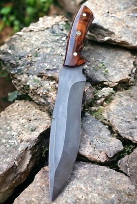 Handmade Big Bear Hunting Knife K110 Bohler Steel & Rosewood For Camping