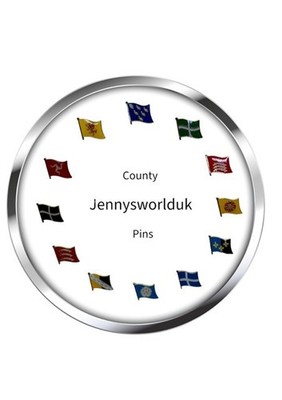 British County Regional Flagge Pin Anstecker