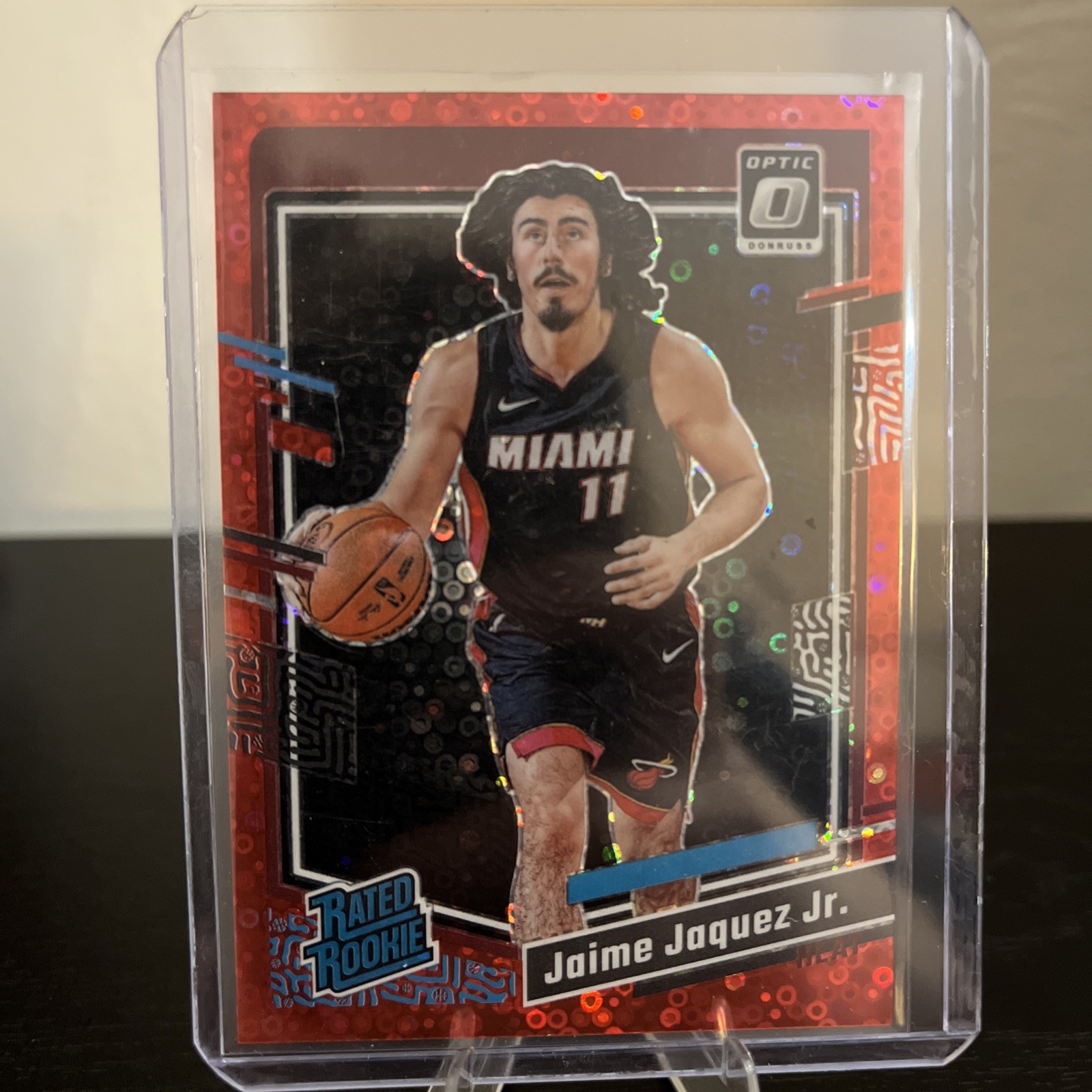 Jaime Jaquez Jr. 2023-24 Donruss Optic Red Fast Break Rated Rookie /75