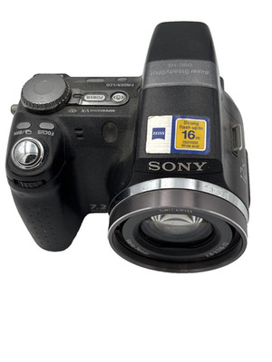 Sony Cyber-shot DSC-H5 7.2MP Digital Camera - Black Untested