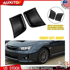 For Subaru Impreza Wrx Sti 2008-2014 Pair Of Black Front Bumper Side Vent Covers For Subaru Impreza Wrx Sti 2008-2014 Pair Of Black Front Bumper Side Vent Covers