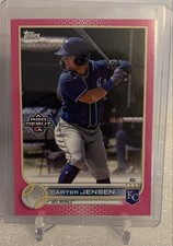 2022 Topps Pro Debut - Carter Jensen #PD-100 Fuchsia /199 (RC)