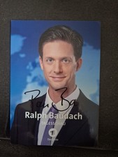 Autogramm Ralph Baudach Tagesschau ARD Originalunterschrift