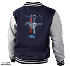 Ford Mustang Jacke Logo Emblem licensed US-Car Motiv USA Collegejacke *0167 Neu