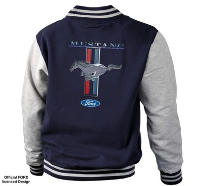 Ford Mustang Jacke Logo Emblem licensed US-Car Motiv USA Collegejacke *0167 Neu