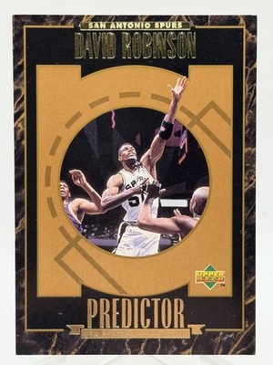 David Robinson 1995-96 Upper Deck Predictor NBA Player of the Month #R7 K6