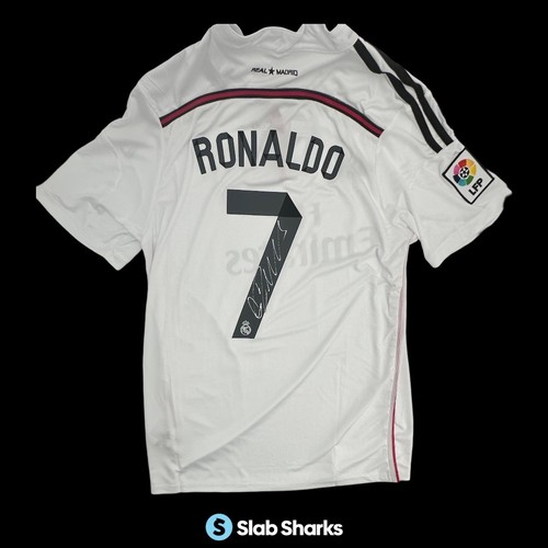 CRISTIANO RONALDO SIGNED AUTO REAL MADRID JERSEY ICONS.COM COA