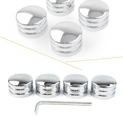 Head Bolt Covers Chrome Fit Harley Sportster XL883 Twin Cam Big Twin 1340 Evo ab