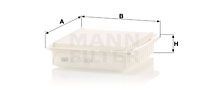 MANN-FILTER C25654 Luftfilter für CITROËN MITSUBISHI PEUGEOT