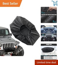 Winch Cover Waterproof Heavy-duty Oxford 1200d For 12500-17500 Lbs Electric W...