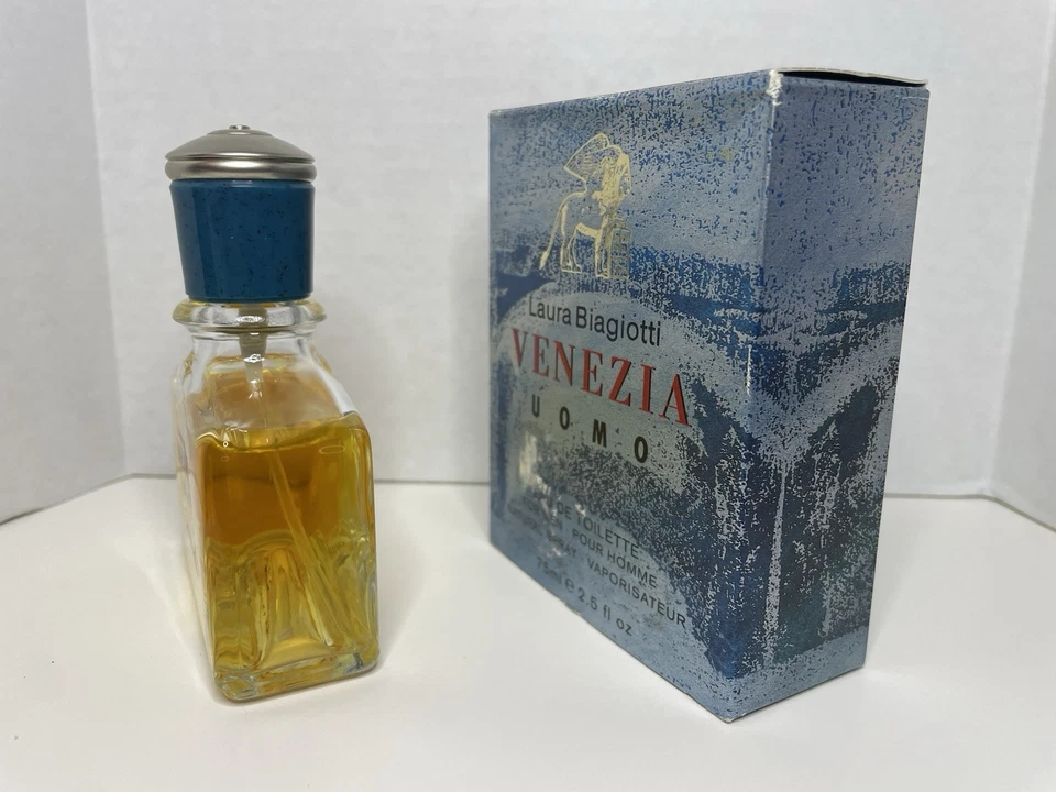 Venezia Uomo Laura Biagiotti Cologne Men's EDT Spray 2.5 OZ/75 ML, Not Sealed - Image 2 of 4