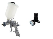 Anest Iwata Az3 Hte2 1.5mm Gravity Spray Gun Akulon Cup Air Regulator Gauge Anest Iwata Az3 Hte2 1.5mm Gravity Spray Gun Akulon Cup Air Regulator Gauge