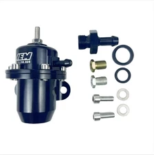 New AEM Fuel Pressure Regulator 25-300BK For Civic Integra Del Sol B16A B18C D16