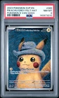 2023 POKEMON SVP EN-SV BLACK STAR PROMO #085 PIKACHU WITH GREY FELT HAT PSA 8