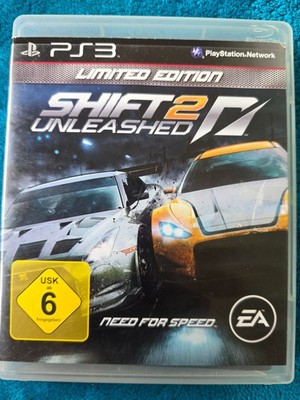 Shift 2 Unleashed Limited Edition PS3 Need for Speed Deutsch USK 6
