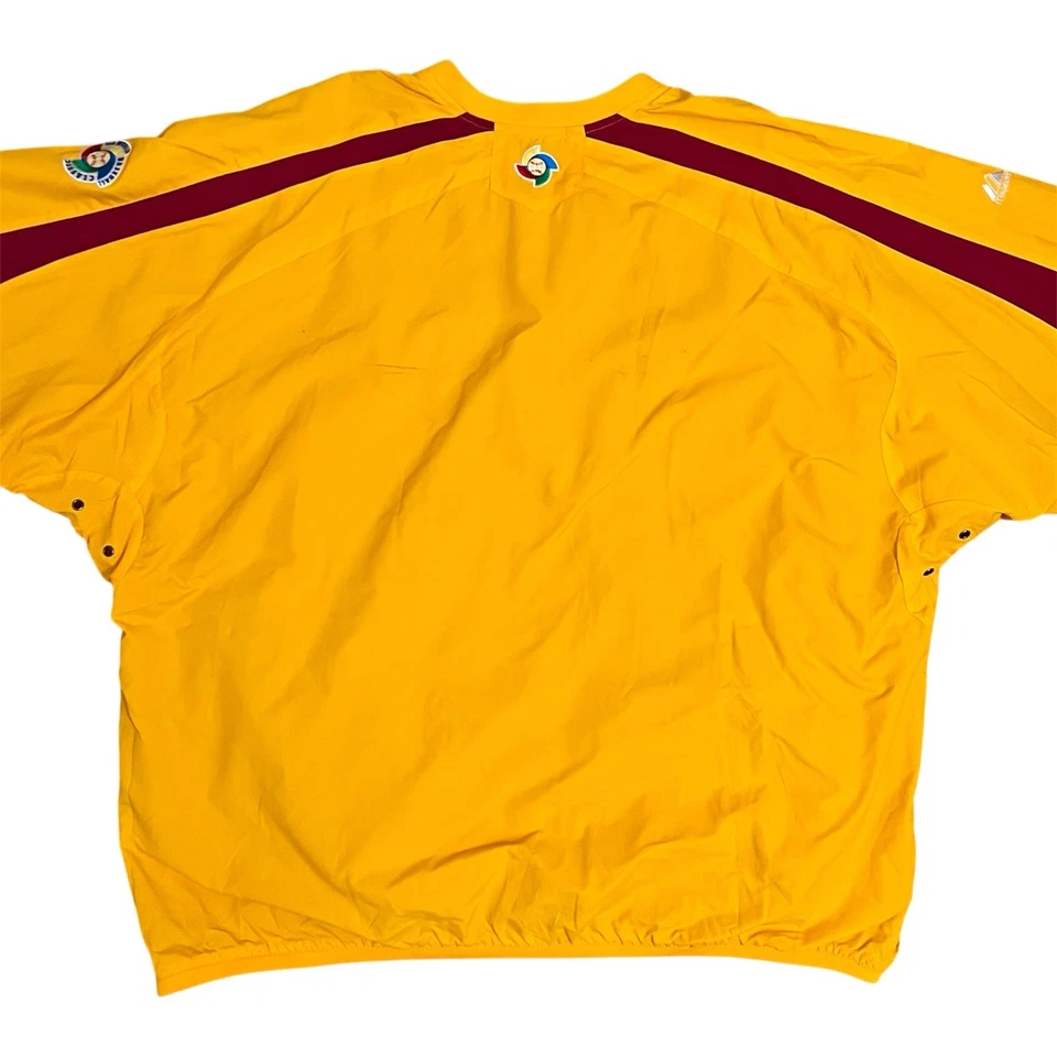 2006 Equipo Clásico Mundial de Béisbol Venezuela Dugout Pullover Chaqueta Hombre’s 2XL Foto 3 de 4