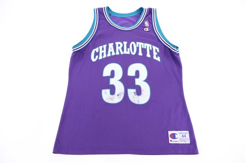 Champion Alonzo Mourning Charlotte Hornets Basketball Jersey