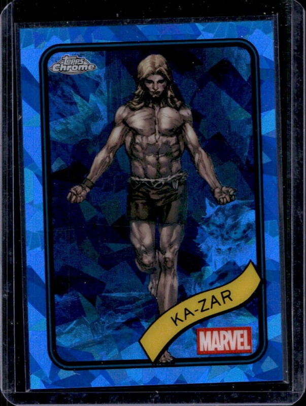 2025 Topps Chrome Marvel Sapphire Ka-Zar #84