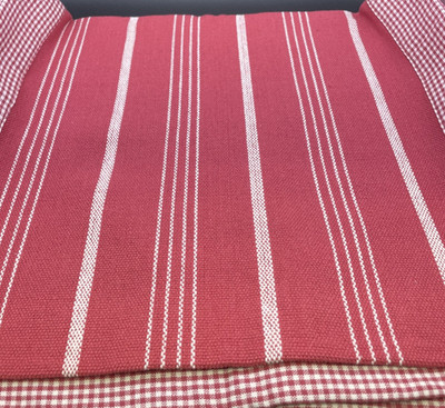Comptoir de Famille French Rustic Country Chic Woven Table Runner 17  x 48''