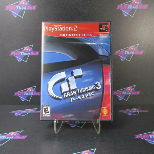 Gran Turismo 3 A-spec PS2 PlayStation 2 GH - Very Good - 1 Year Warranty