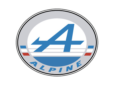 Alpine Motor Logo #1 Sticker Waterproof Vinyl Decal Die-Cut Laptop Car