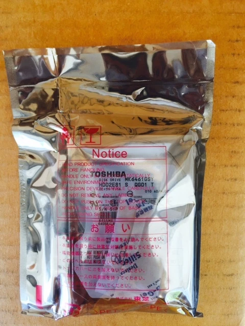 *New* Toshiba (MK6461GSY) 640GB,7200RPM, 2.5" Internal Hard Drive - Image 2 of 4