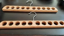 Scarf Organizer Wooden Hanger 10 Holes Organizer