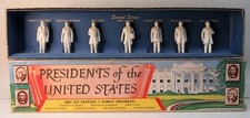 1950's Marx PRESIDENTS OF THE UNITED STATES 2nd Series playset figures boxed