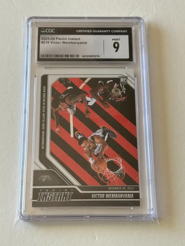 2023  Panini Instant #219 VICTOR WEMBANYAMA Spurs RC Rookie Card 3,127 PR  CGC 9