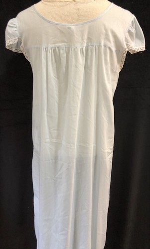 Camisón vintage lencería Penney's ADONNA azul algodón talla S (RF912) - Imagen 6 de 6