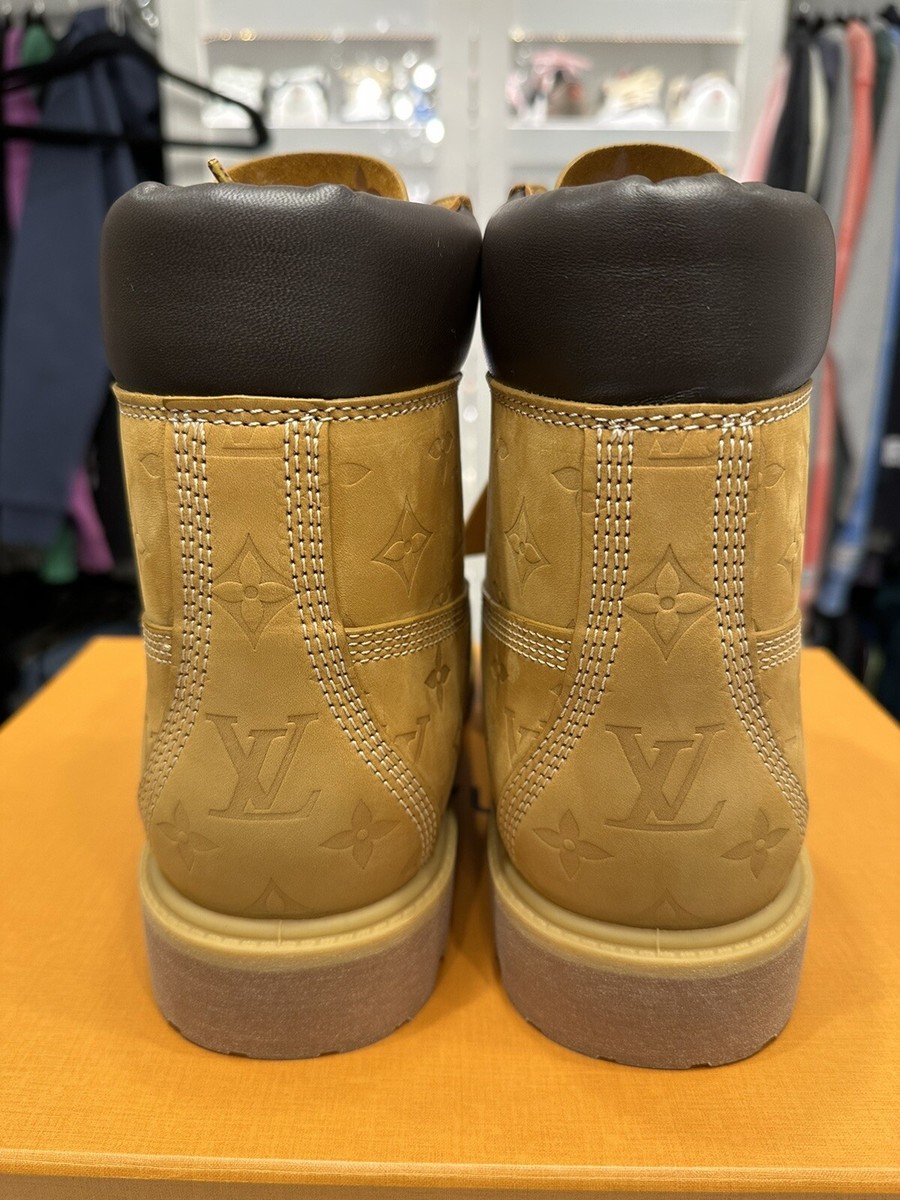 Louis Vuitton X Timberland Monogram LV 6 Inch Ankle Boot | eBay Louis Vuitton X Timberland Monogram LV 6 Inch Ankle Boot | eBay