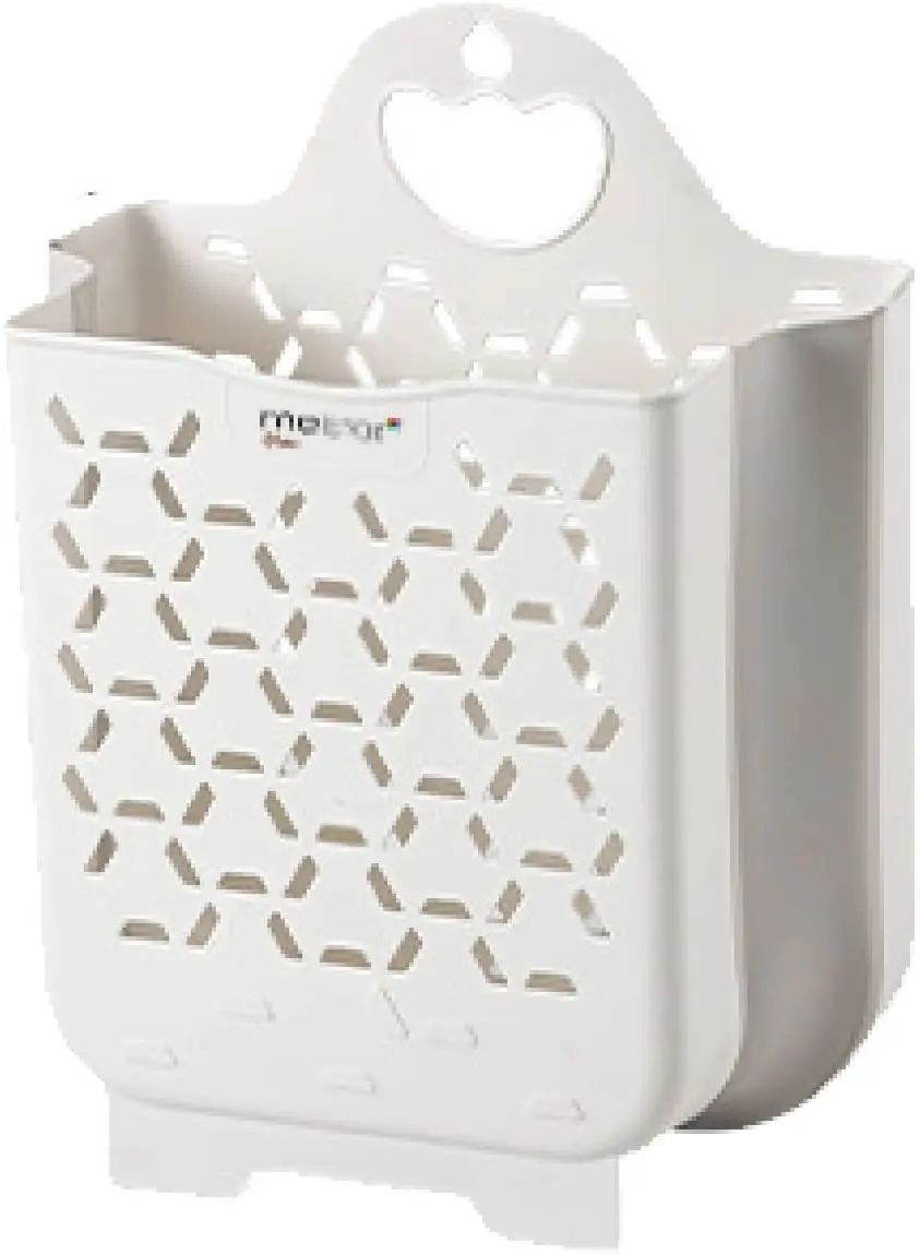 Foldable Plastic Laundry Baskets. Wall Hanging Storage Basket.  Multi-Function St
