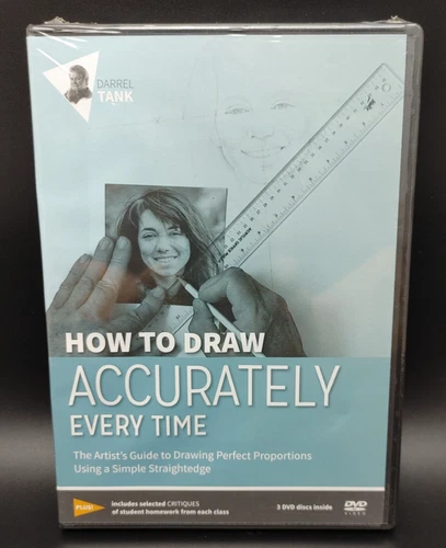 Art DVD Darrel Tank How To Draw Accurately Every Time 5 Lessons 5 Pencil Method