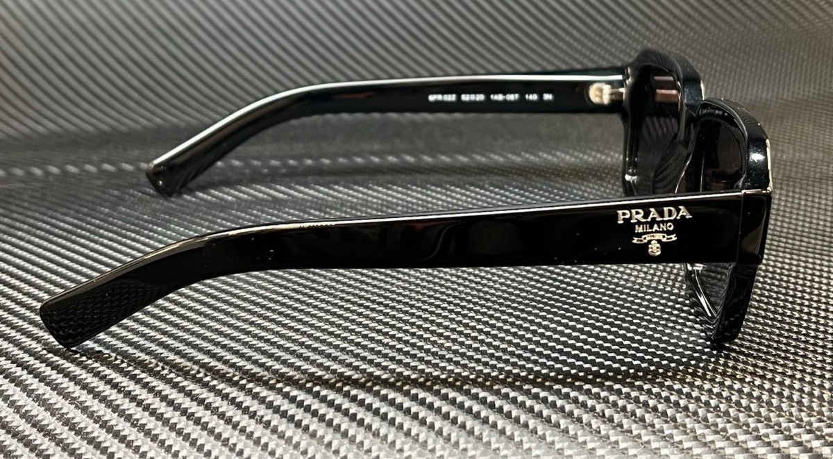 小物 PRADA sunglasses black Prada SPRA01 16K-08Z Black Dark/Grey Rectangle Sunglasses | eBay