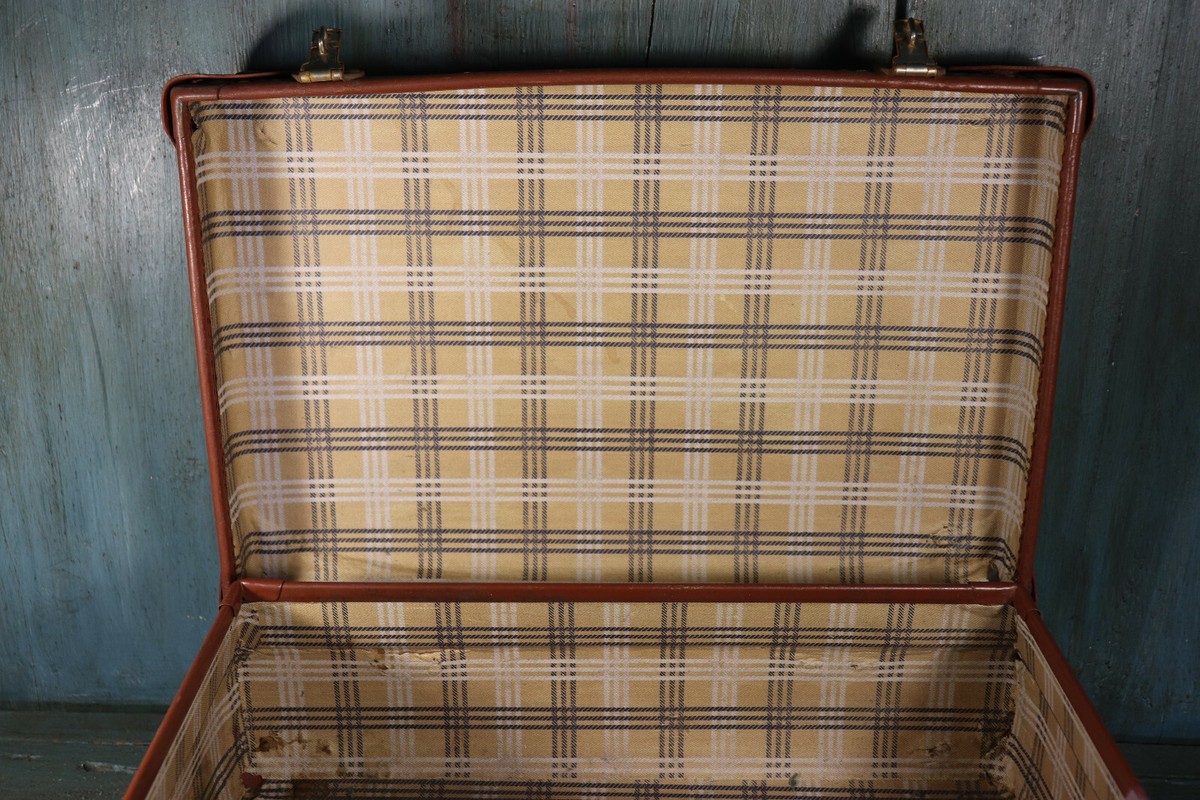 Ancienne Valise Moyenne De Voyage La Mondiale Luxe