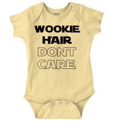 Funny Space Movie Nerdy Hair Dont Care Geek Newborn Baby Boy Girl Infant Romper
