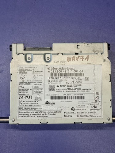 Mercedes E 213 A2139004316 Sistema de navegación Radio Navi Media Player - Imagen 5 de 5