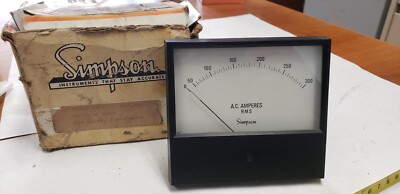 VINTAGE !  SIMPSON MODEL 2154 - OLD STOCK. UNTESTED, WAREHOUSE CLEAN OUT.