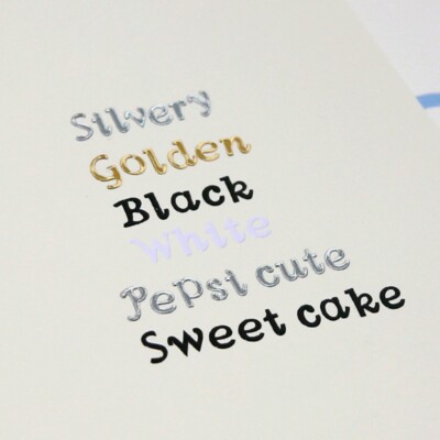Metal Stickers Uppercase Lower for Case Letters Stickers Self Adhesive