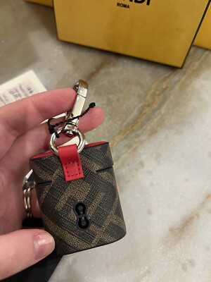 FENDI airpodsケース New Without The Box Fendi AirPods Case/ Signature Fabric