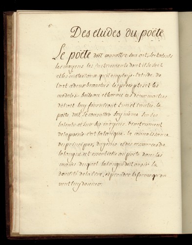 ❤️ 1769 1770 Nantes Collège de l'Oratoire Enseignement Poésie Traité manuscrit - Picture 15 of 16