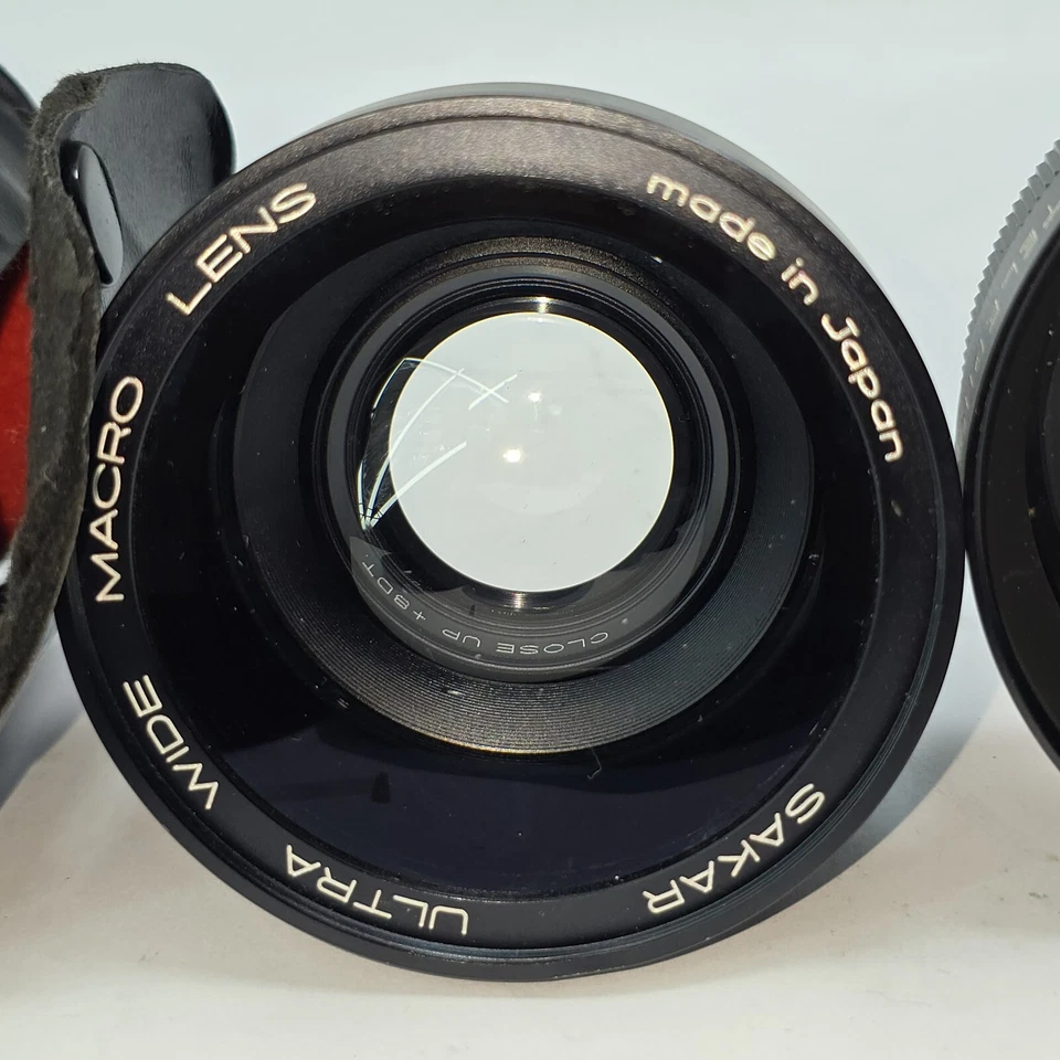 Set Of 3Yashikor/Sakar AUX Wide Angle And Telephoto 1:4 & Ultra Wide Macro Lent - Image 4 of 4
