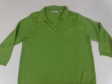 White Stag Womens Sweater Extra Large green stretch pullover