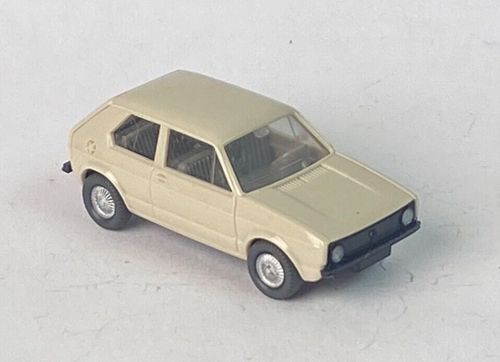 Wiking Germany HO 1:87 Volkswagen VW 2 Door Golf Light Tan