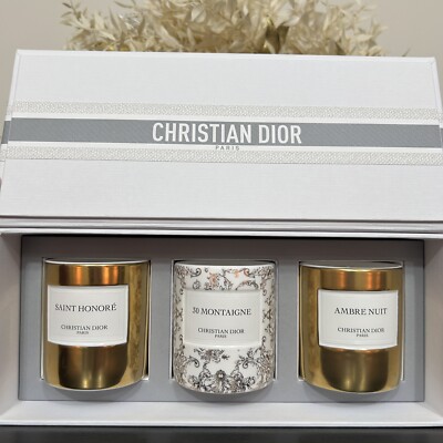 新品・未使用★限定品　DIOR キャンドル　セット　AMBRE NUIT アロマ 新品・未使用☆限定品 DIOR キャンドル セット AMBRE NUIT アロマ