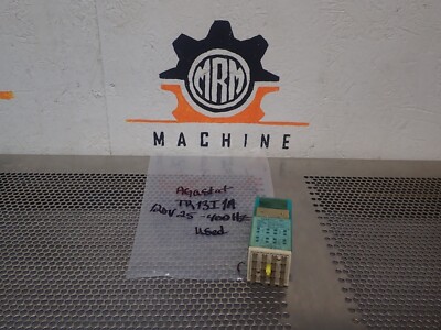 AGASTAT TR13I1A Relay 120V 25-400Hz Used With Warranty See All Pictures