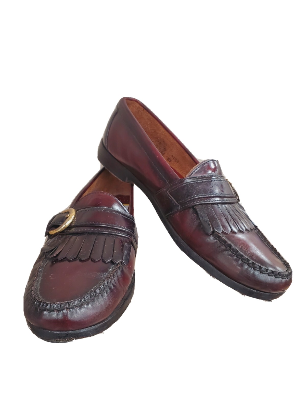Cole Haan Monkstrap Loafers Brown 